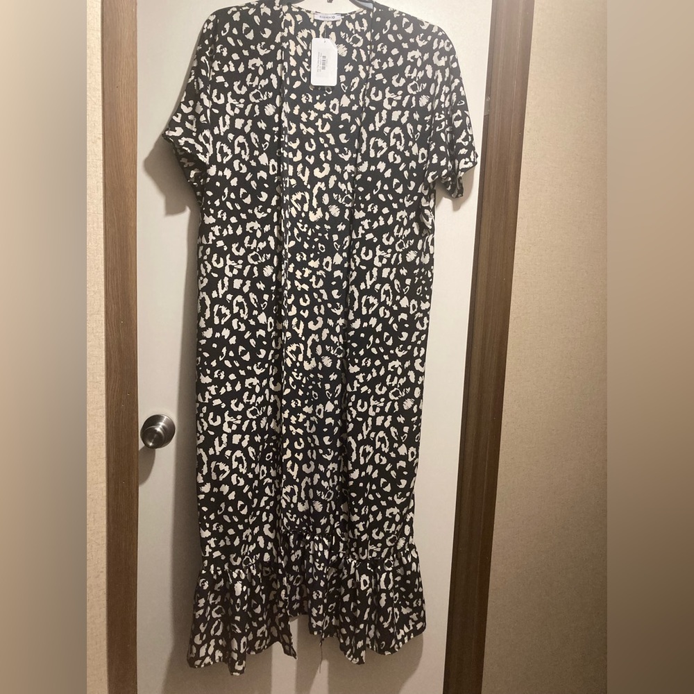 Summer 10 Kimono with ruffle bottom